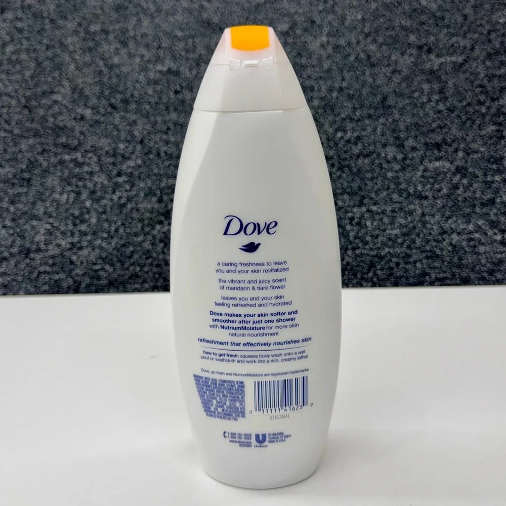 Dove Go Fresh Revitalize Body Wash Mandarin & Tiare Flower 22oz Nutrium Moisture